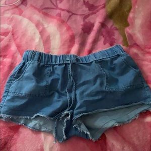 High rise shorts